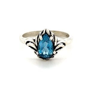 Blue Topaz KABANA Sterling Ring